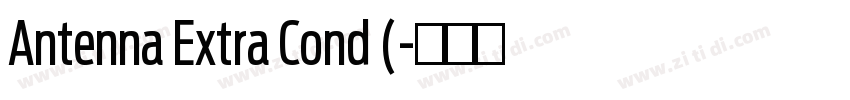 Antenna Extra Cond (字体转换